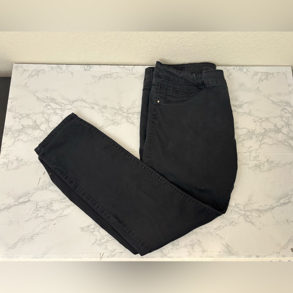 Vintage Y2K Gazoz Jeans Women’s 20 Black Stretch Faded Pants​